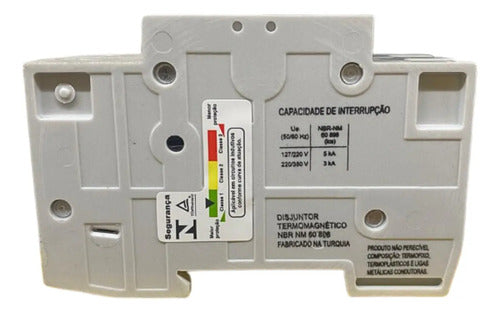 Kit Com 3 Peças: Disjuntor 2p 25a Curva C 5sx1225-7 Siemens