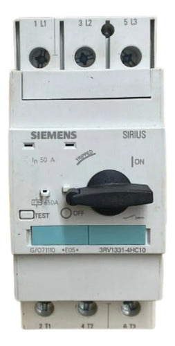 Disjuntor Motor 3rv1331-4hc10 50a Siemens