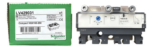 Disparador Nsx100 Tm80d Tripolar Lv429031 Schneider - 50-60hz