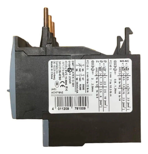 Relé De Sobrecarga 3ru2126-4fb0 34-40a Siemens 690v
