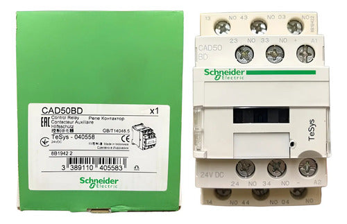 Contator Auxiliar Tesys D 5na 24vcc Cad50bd Schneider 24vcc