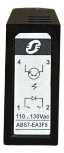 Relé Plug-in De Entrada 12mm 110/130vca Abs7ea3f5 Schneider 110/130vac