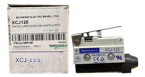 Chave Fim De Curso Miniatura Xcj125 Telemecanique
