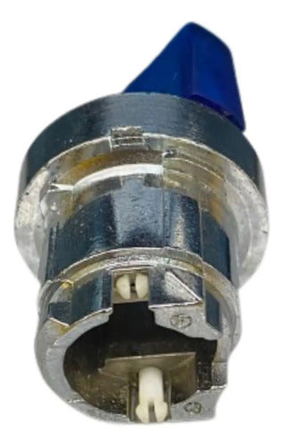 Cabeçote Para Chave Seletora Ø22mm 3 Pos Zb4bk1863 Schneider Azul