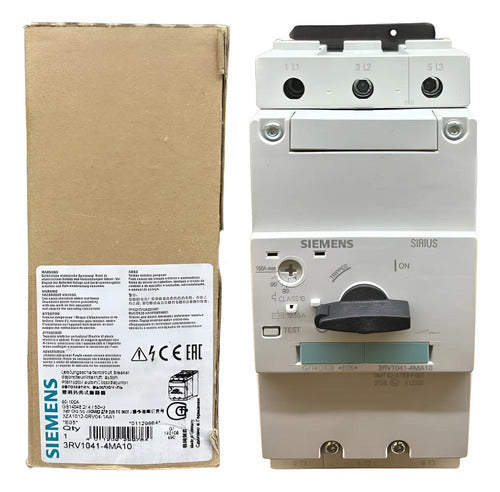 Disjuntor Motor 3rv1041-4ma10 80-100a Siemens 690v 50hz
