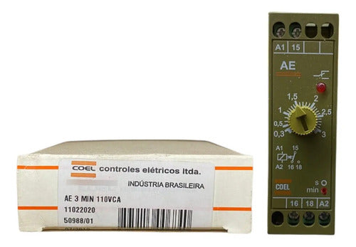 Rele Tempo Ae 3min 110vca Coel 110vca