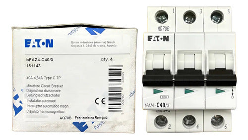 Disjuntor Tripolar Bfaz4-c40/3 40a Eaton