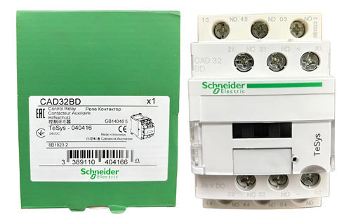 Contator Auxiliar 3na+2nf 24vcc Cad32bd Schneider 24vcc