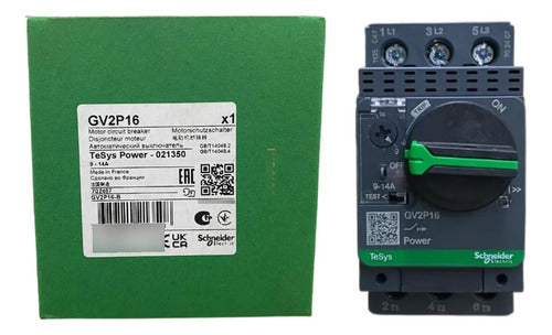 Disjuntor Termomagnetico Tesys Gv2 9-14a Gv2p16 Schneider