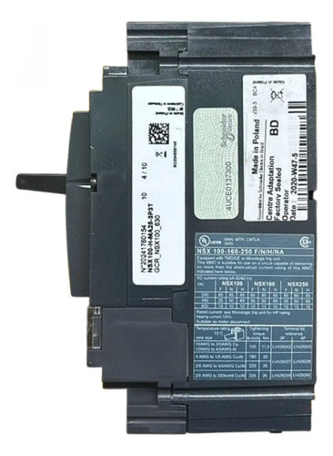 Disjuntor Tripolar 25a Nsx100h-ma25 Lv429762 Schneider