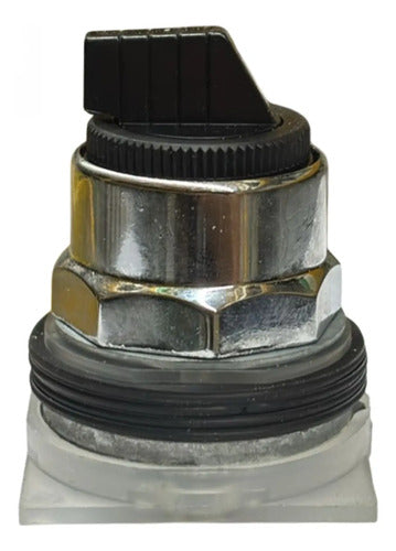Cabeçote P/ Comutador 30mm Metálico 9001ks401b Schneider Cromado E Preto