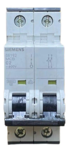 Disjuntor 2p 5sy6202-7 C2 Siemens