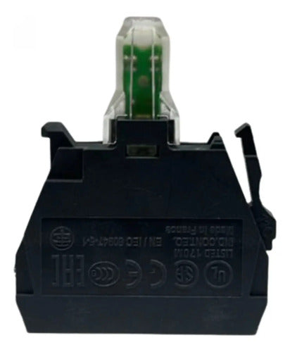 Bloco De Contato Lum. Led Laranja 230/240vca Zbvm5 Schneider Laranja 240 Vca