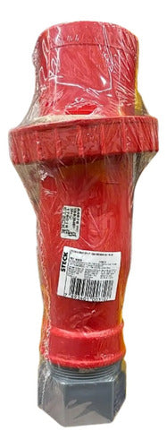 Plug 3p+t 125a 380/440v Vermelho 6h Ip67 A4676 Steck 440