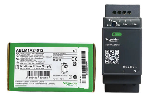 Fonte De Alimentação Modular 24v 1,2a Ablm1a24012 Schneider 24v