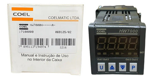 Controlador De Temperatura 100-240v Hw7000h (hw7000h-a) Coel -