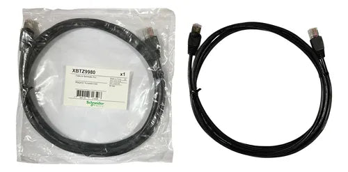 Cabo Comunicacao Ihm Xbt Rj45/maior 2.5m Xbtz9980 Schneider Preto