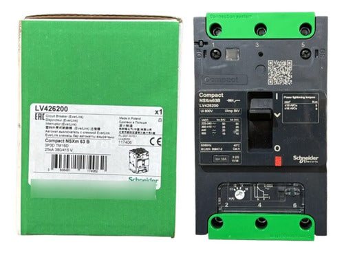 Disjuntor Nsxm 25ka Tm16d 3p Elink Lv426200 Schneider