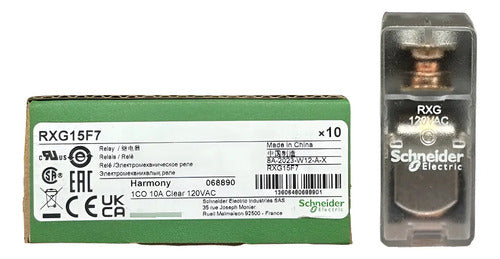 Kit Com 4: Relé De Interface 10a 120vca Rxg15f7 Schneider 120vca