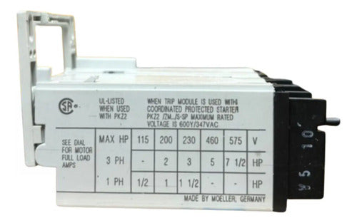 Bloco De Proteção Zm-10-pkz2 6-10a Eaton