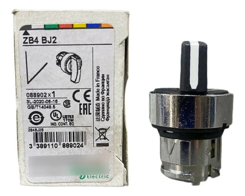 Cabeçote P/ Comutador 22mm 2 Posições Fixas Zb4bj2 Schneider