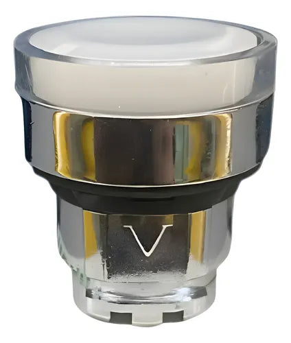 Cabeçote Para Botão Luminoso Ø22mm Branco Zb4bw31 Schneider Branco -