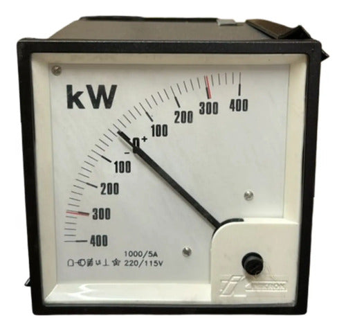 Wattimetro Ew96 Esq. 19 1000/5a 220/115v Trmv 305kw Kron