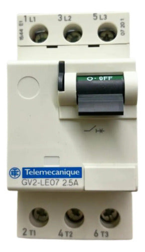 Disjuntor Motor Magnético 2,5a Gv2le07 Schneider