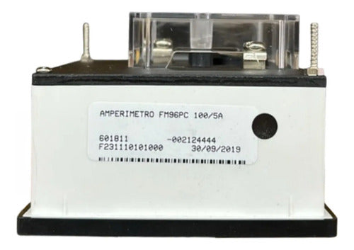 Amperimetro Fm96pc 96mmx96mm 100/5a Sem Travamento Kron