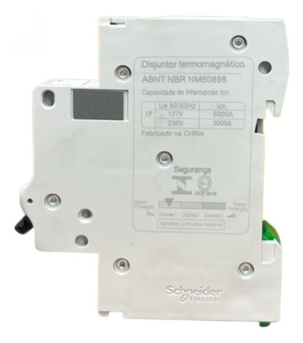Kit Com 10: Disjuntor Unipolar Ez9f33110 10a Schneider