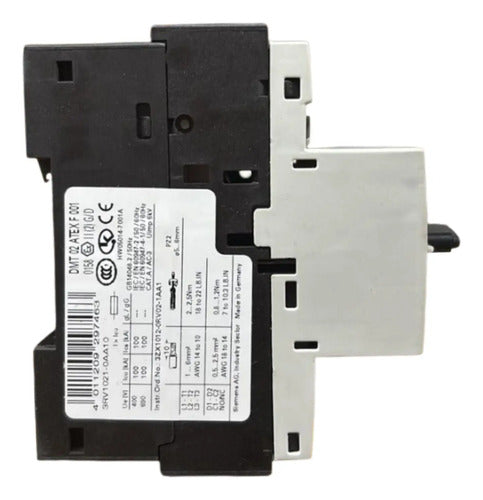 Disjuntor Motor 3rv1021-0aa10 0,11-0,16a Siemens Não Informado 50/60hz