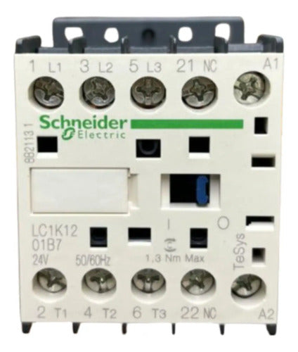 Contator Tripolar Tesys K 12a 1nf Lc1k1201b7 Schneider