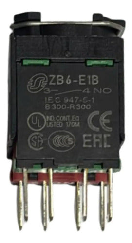 Comutador 16mm Com Chave Retangular Xb6dgc5b Schneider
