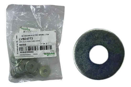 Kit Com 10 Peças: Arruela Para Cabo 24mm Lvs04773 Schneider