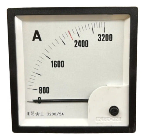 Amperimetro Fm96pc 3200/5a Travamento Em 2235a Ip54 Kron