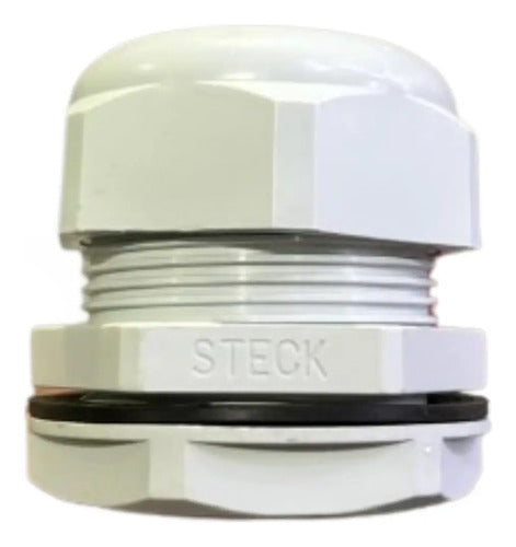 Kit Com 2: Prensa Cabo 2'' S857li Cinza Bsp2 Aletado Steck