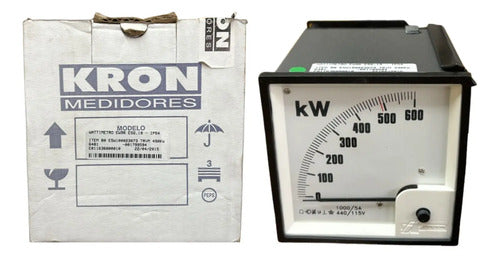 Wattimetro Ew96 Esq. 19 1000/5a 440/115v Trmv 490kw Kron