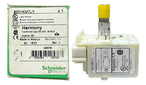 Modulo Luminoso Led Alto Brilho 240v Am 9001km7ly Schneider 240v