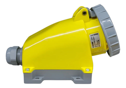 Tomada S3204w Sobrepor 32a 130v 2p+t Amarela Steck Amarelo