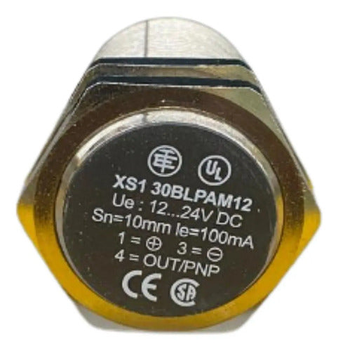 Sensor Indutivo Pnp Na Sn10mm Xs130blpam12 Telemecanique