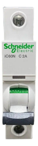 Disjuntor Acti9 Ic60n 1p 2a Curva C A9f74102 Schneider