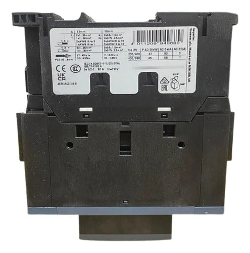 Contator Tripolar 3rt2038-1ag20 110v 80a 37kw Siemens 127v