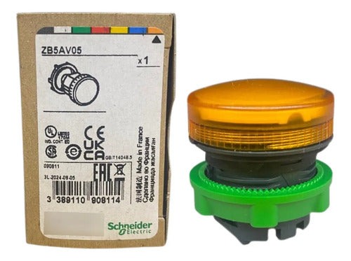 Kit Com 2: Cabeçote Para Sinalizador 22mm Zb5av05 Schneider