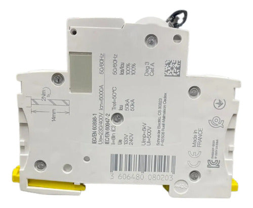 Disjuntor Acti9 Ic60n 1p 2a Curva C A9f74102 Schneider