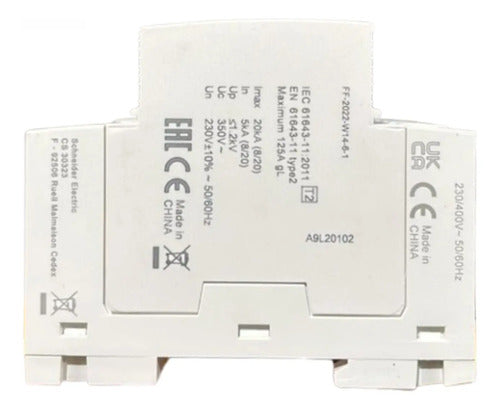 Protetor De Surto Iprd20 20ka 3p+n Dps A9l20601 Schneider