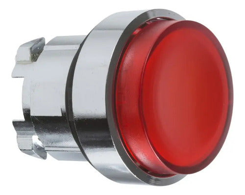 Cabeçote Para Botão Lum Ø22mm Saliente Zb4bw14 Schneider Metal Cromado