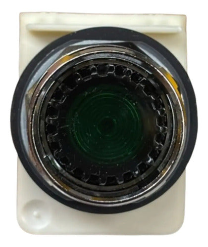Botão 30mm Metálico 1naf Verde 9001k3l35lggh13 Schneider Verde