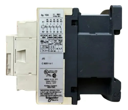 Contator Auxiliar Tesys D 5na 230vca Cad50p7 Schneider 230 Vca