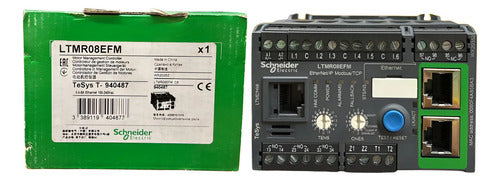 Rele Inteligente Tesys Ethernet 0,4-8a Ltmr08efm Schneider 100240 Vca