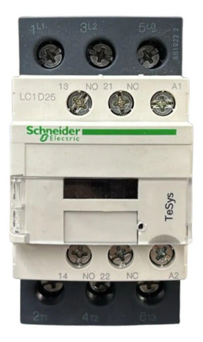 Contator 3p 25a 120v 1na+1nf Lc1d25g7 Schneider 120v
